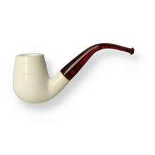 Star Meerschaum Hand Carved Block Meerschaum Beaded Billiard G3 152