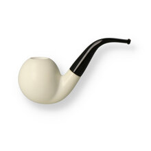 Star Meerschaum Hand Carved Block Meerschaum Blowfish G3 156