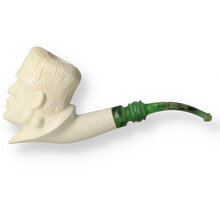 Star Meerschaum Hand Carved Block Meerschaum Frankensteins Monster G3 157