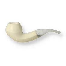 Star Meerschaum Hand Carved Block Meerschaum Bulldog G3 160