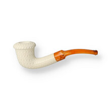 Star Meerschaum Hand Carved Block Meerschaum Calabash G3 185