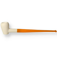 Star Meerschaum Hand Carved Block Meerschaum Straight Churchwarden G3 186