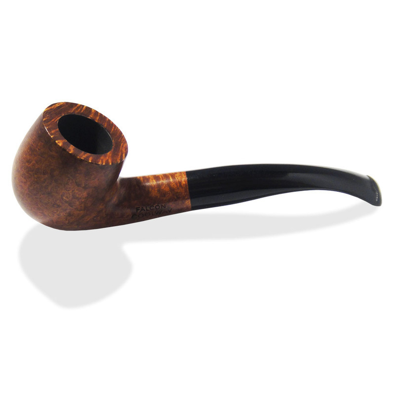 Falcon Coolway 22 6mm Filtered Bent Billiard Tapered Stem Briar Pipe