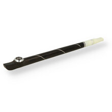 Medwakh Traditional Arabic Dokha Smoking Pipe Silver Spiral 008