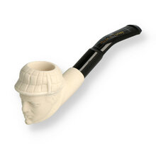 Royal Mini Sherlock Holmes Hand Carved Turkish Meerschaum Pipe