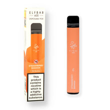 Elf Bar 600 Disposable Electronic Cigarette Strawberry and Banana