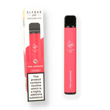 Elf Bar 600 Disposable Electronic Cigarette Pink Lemonade