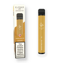 Elf Bar 600 Disposable Electronic Cigarette Mango Milk Ice