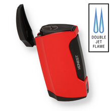 Honest Orion Red Twin Jet Flame Cigar Lighter BCZ3018-1-02