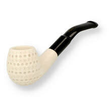 Royal Mini Billiard Hand Carved Turkish Meerschaum Pipe