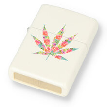 29730 Floral Weed Design Regular Zippo Lighter