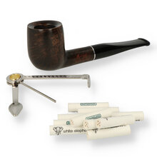 Molina Beginners Pipe Kit (Straight Smooth Billiard)