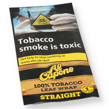 Al Capone Straight 100% Tobacco Leaf Wraps (Tobacco)