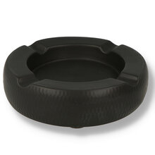 Passatore Ceramic 4 Cigar Ashtray Black (523061)
