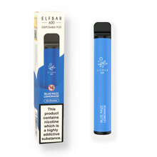 Elf Bar 600 Disposable Electronic Cigarette Blue Razz Lemonade