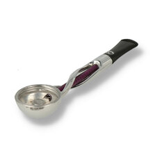 Falcon Shillelagh Pipe Straight Twist Chrome and Purple (Stem Only)