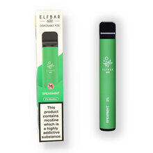 Elf Bar 600 Disposable Electronic Cigarette Spearmint