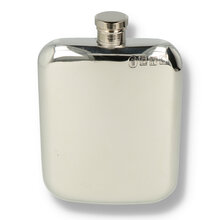 English Pewter Company 6oz Mirror Finish Pewter Purse Flask SF435