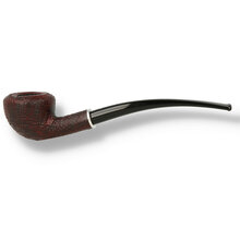 Savinelli Armonia Sandblasted Semicurved Churchwarden Reading Pipe (6mm)