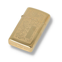 1652B SLIM Venetian Brass Zippo Lighter