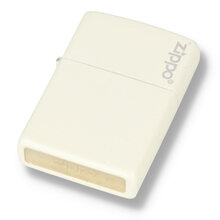 214ZL Regular Matte White Zippo Logo Zippo Lighter
