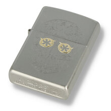60002982 Regular Etched Skull Design Zippo Lighter