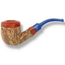 Tom Spanu Sughero 5061 Cork Clad Italian Artisan High Grade Briar Pipe 