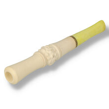 Levent Hand Carved Block Meerschaum Cigarette Holder 109