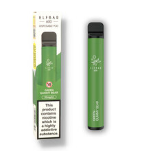 Elf Bar 600 Disposable Electronic Cigarette Green Gummy Bear