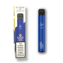 Elf Bar 600 Disposable Electronic Cigarette Blueberry Cranberry Cherry