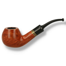 EA Carey Giotto Bent Apple 9mm Briar Pipe