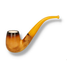 Levent Hand Carved Block Meerschaum Medium Stained Lee Van Cleef 222