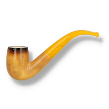 Levent Hand Carved Block Meerschaum Medium Stained Lee Van Cleef 223