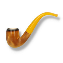 Levent Hand Carved Block Meerschaum Small Stained Lee Van Cleef 225