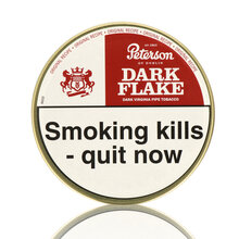Peterson Dark Flake Pipe Tobacco (50g Tin)