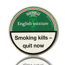 Savinelli English Mixture Pipe Tobacco (50g Tin)