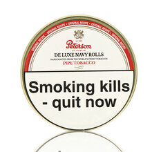 Peterson De Luxe Navy Rolls Pipe Tobacco (50g Tin)