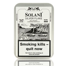 Solani Silver Flake (Blend 660) Broken Flake Pipe Tobacco (100g Tin)