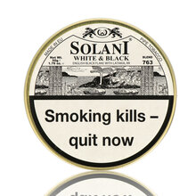 Solani 763 White & Black Broken Flake Pipe Tobacco (50g Tin)