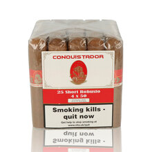 Conquistador Natural Short Robusto Nicaraguan Hand Rolled Cigars (Bundle of 25 Cigars)