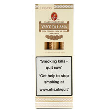 Vasco Da Gama Fina Corona Capa De Oro Tubos (Box of 3 Cigars)