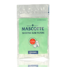 Mascotte 5.3mm Extra Slim Cigarette Filters Zip Seal Bag
