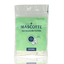 Mascotte 7mm Regular Cigarette Filters Zip Seal Bag
