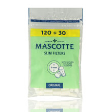 Mascotte 6mm Slim Cigarette Filters Zip Seal Bag