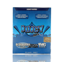 Juicy Jays Blueberry Flavoured Cigarette Papers on the Roll (24 Rolls)