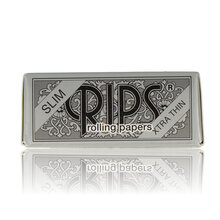 Rips Silver (Slim) Cigarette Papers on a roll