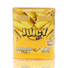 Juicy Jays Rips Banana Cigarette Papers on the Roll (24 Rolls)