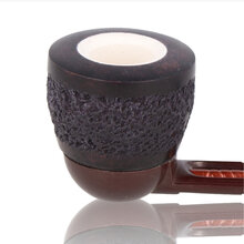 Falcon Standard Meerschaum Lined Rustic Dover Bowl