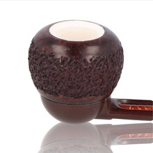 Falcon Standard Meerschaum Lined Rustic Apple Bowl