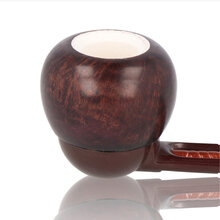 Falcon Standard Meerschaum Lined Smooth Apple Bowl